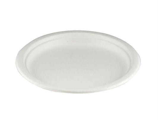 Bagasse Round Plate - 10"