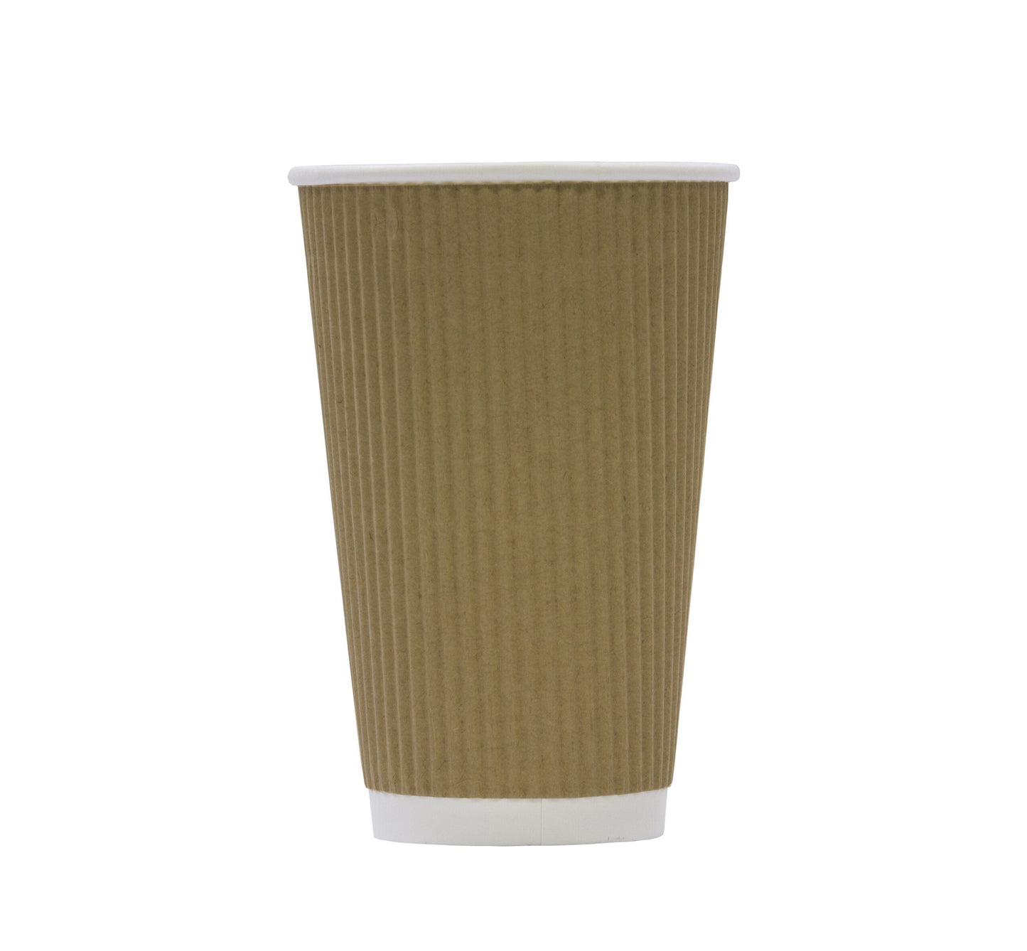 Ripple Wall Hot Drink Cup (453ml/16oz) Brown