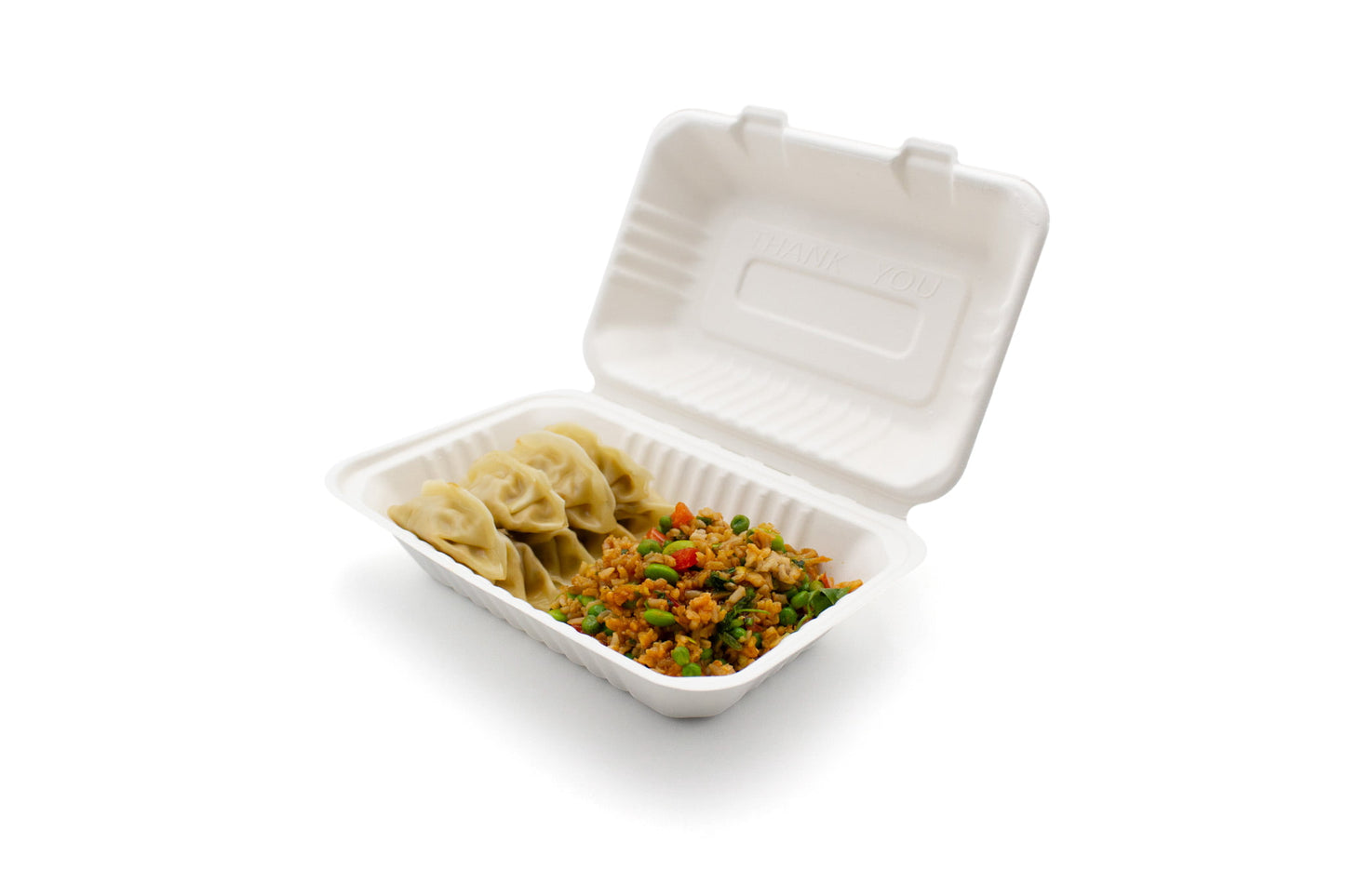 Bagasse Lunch Box - 9 x 6"