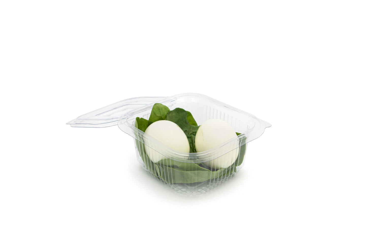 375ml r PET Square Hinged Salad Container