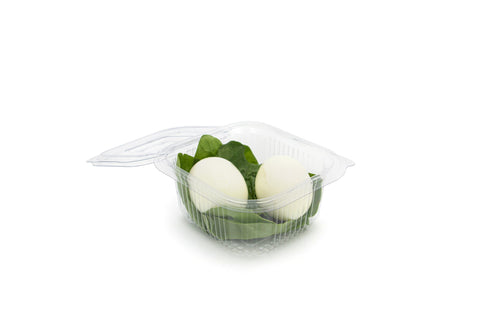 375ml Square Hinged Salad Container