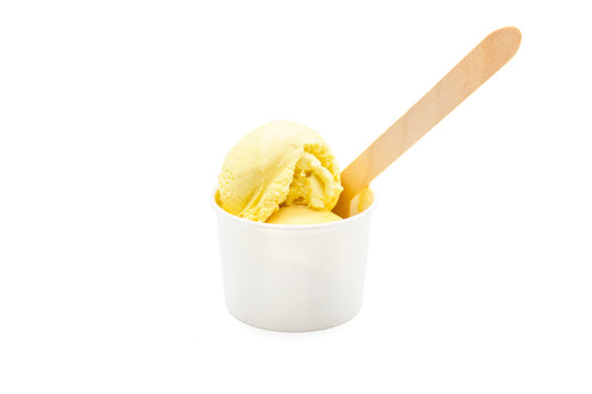 4oz White Ice Cream Container (1 Scoop)