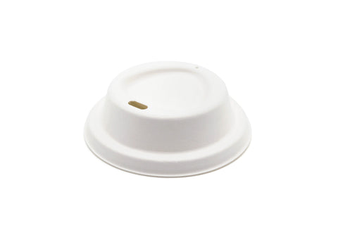 Bagasse Sip Lid - Fits 8oz