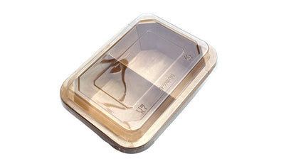 Octagonal Food box for Food, Greaseproof & Leak Proof & Heat resistant, Medium,800ml, 2 Compartment