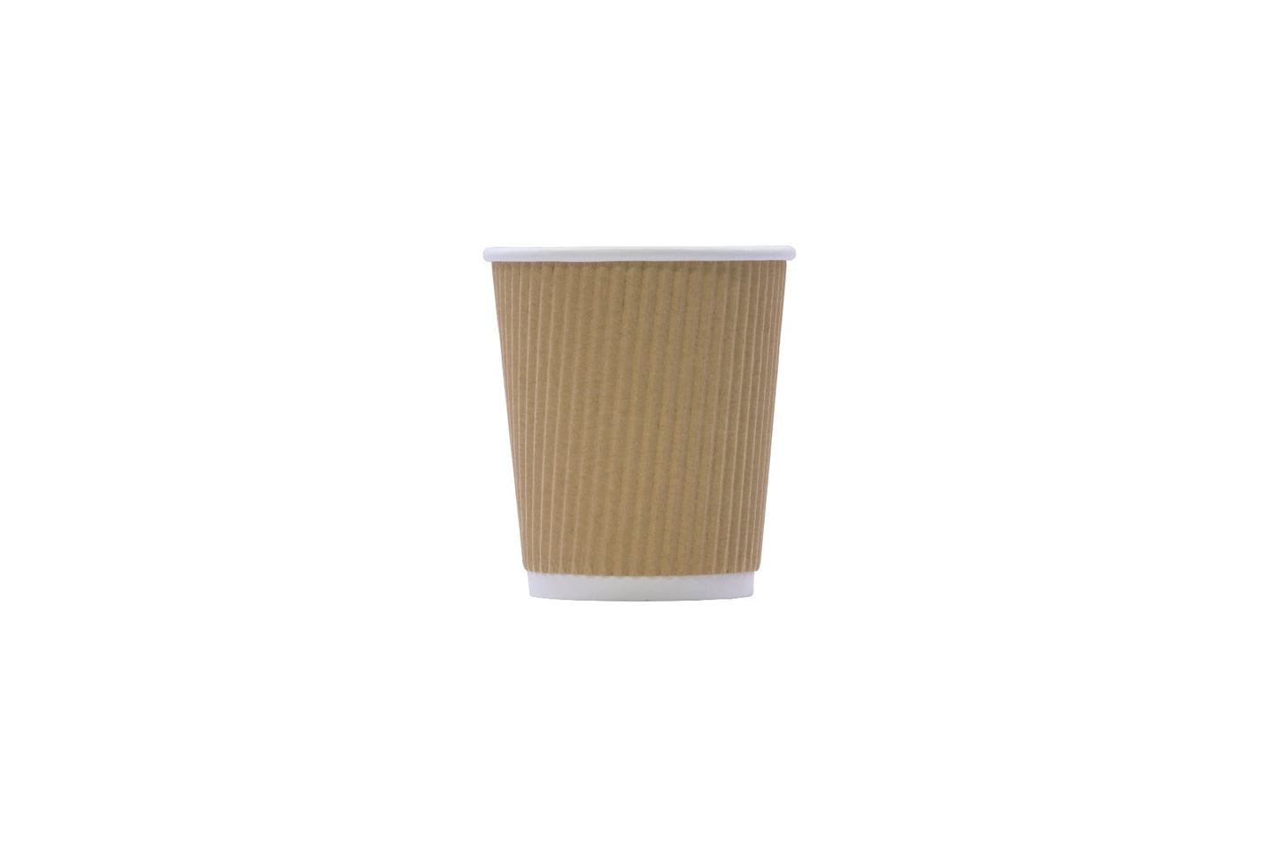 Ripple Wall Hot Drink Cup (227ml/8oz) Brown