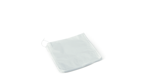 Strung White Plastic Bag Regular