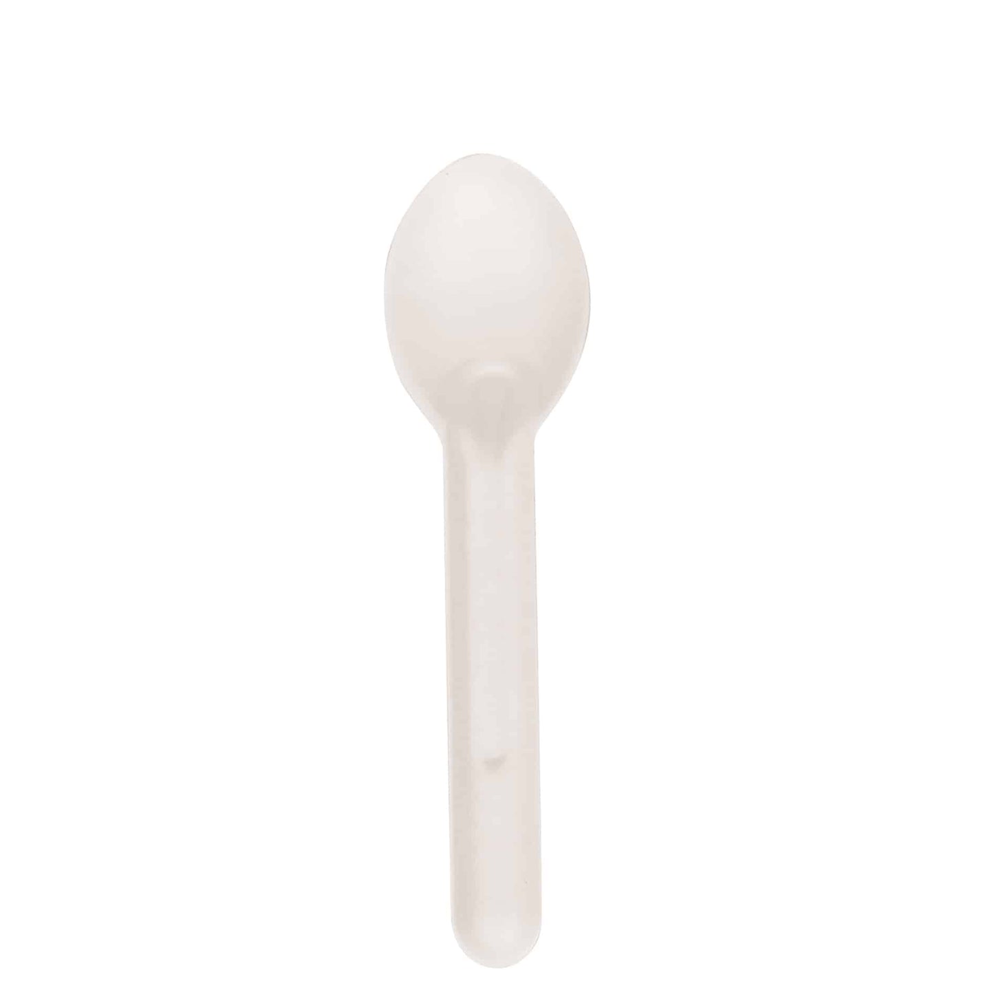 Bagasse White Dessert Spoon