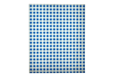 Blue Gingham Greaseproof Paper 25x20cm