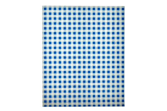 Blue Gingham Greaseproof Paper 25x20cm