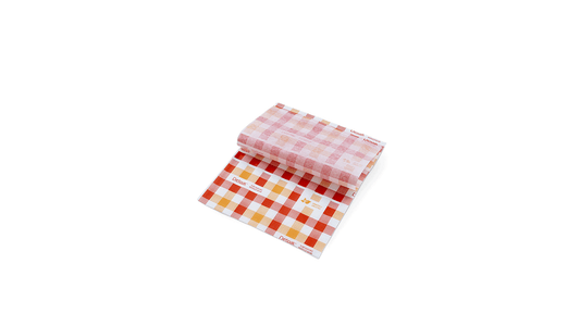 XS BL BURGER RENEWABLE WAXED GINGHAM WRAP