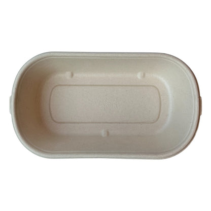 Bagasse Rectangular Food Container for Hot Food,Greaseproof & Leak Proof & Heat resistant, Medium,1000ml