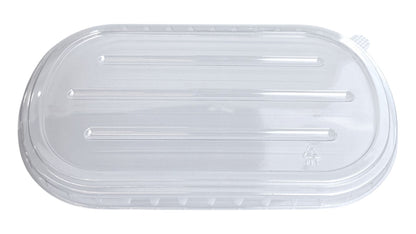 PET Lid for 800ml/1000ml bagasse rectangular food container