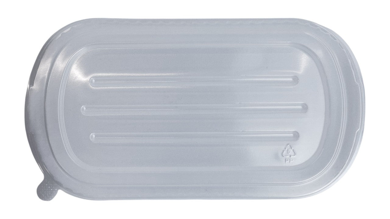 PP Lid for 800ml/1000ml bagasse rectangular food container