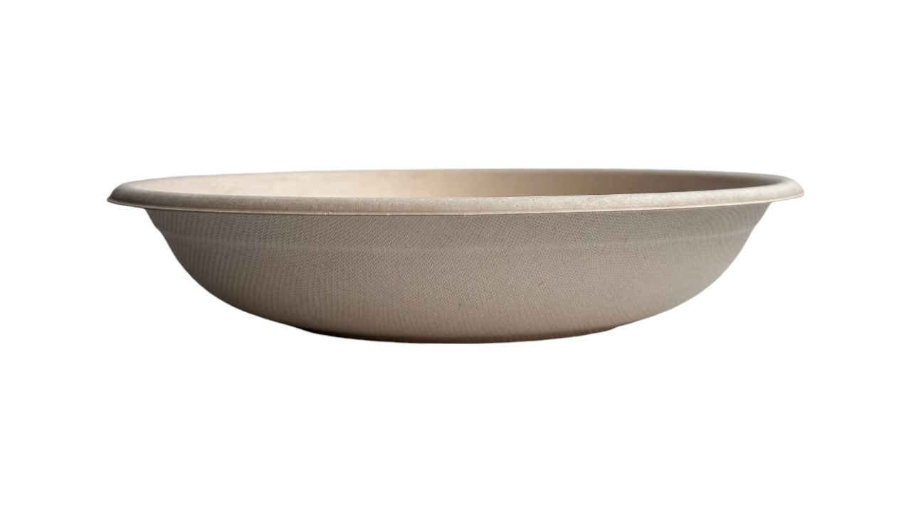 Bagasse Round Bowl for Salad, Large, 1000ml