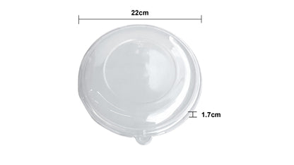 PET Lid for 1000ml Round Bowl