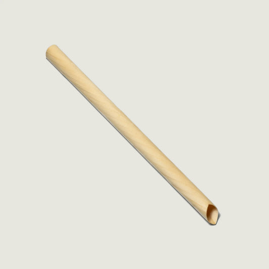 Paille en bois pour bubble tea L (12x200mm)