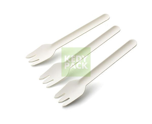 Fork from cane pulp