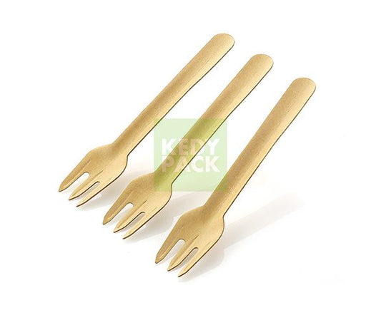 Kraft cardboard fork