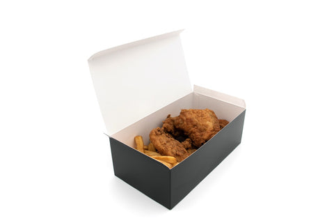 Large - Black Chicken Food Box