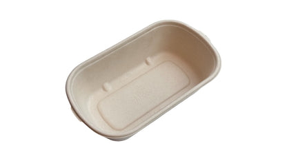 Bagasse Rectangular Food Container for Hot Food,Greaseproof & Leak Proof & Heat resistant, Medium,1000ml