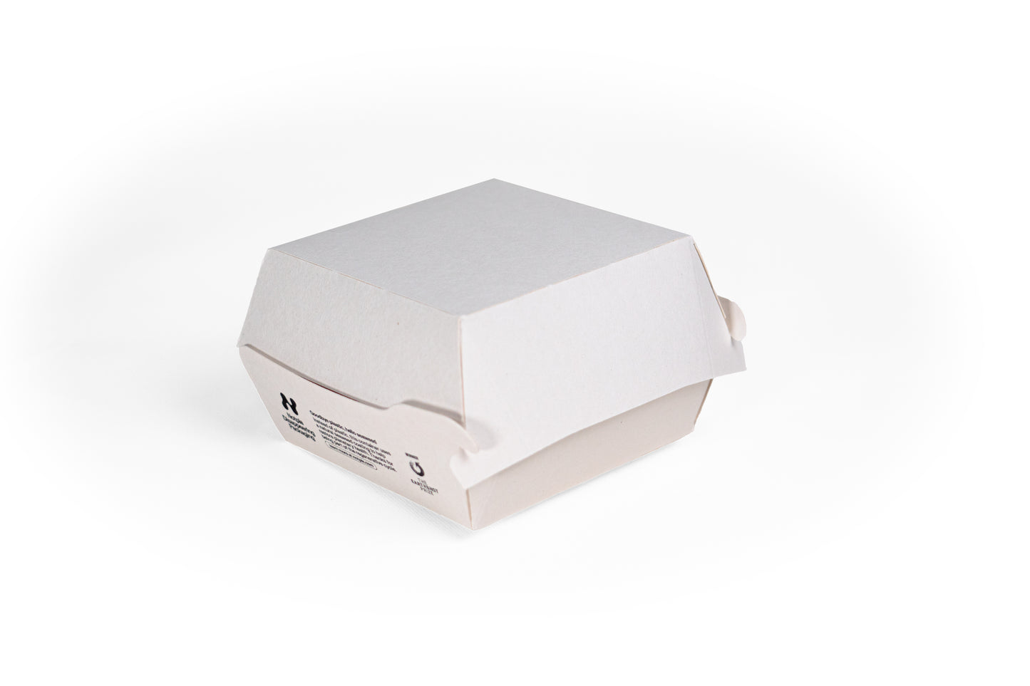 Notpla Burger Box Clamshell 5"