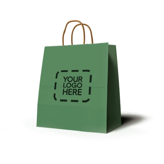 Customisable Restaurant Logo Paper Delivery Bags