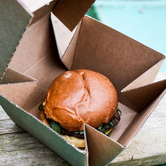 Cardboard Premium Burger Box - Standard