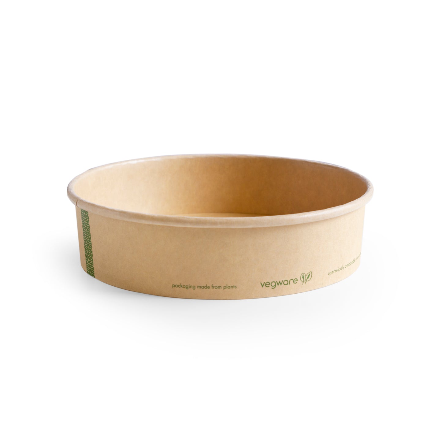 Kraft paper food bowl for salads - greaseproof - leak proof - heat resistant - large - 770 ml