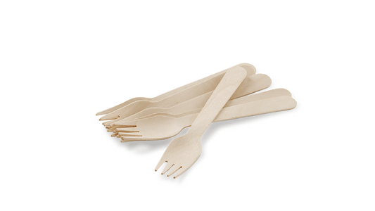 165mm WOODEN FORK UNCOATED