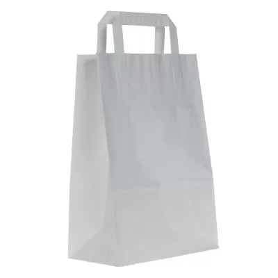 White Kraft Paper Carry Bag (170x230x80mm)