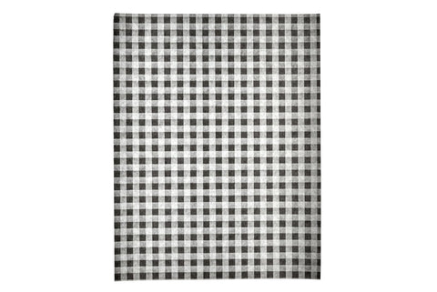 Black Gingham Greaseproof Paper 25x20cm