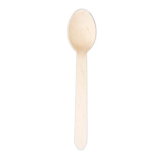 Wooden Dessert Spoon