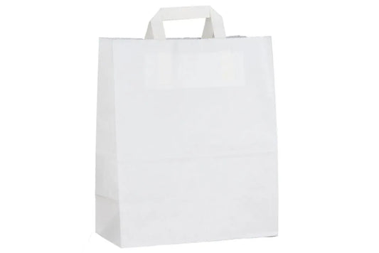 Extra Large SOS White Paper Carrier Bag