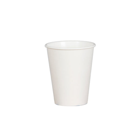 White Single Wall Paper Cup (227ml/8oz) White