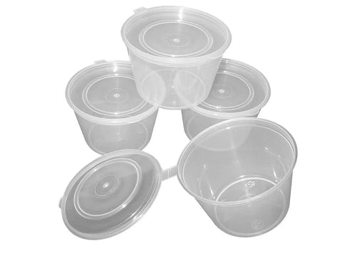 CLEAR SAUCE POT AND LID (30x35mm)